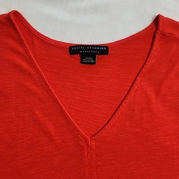 Women's Social Standard By Sanctuary Tiered Sleeveless Dress, Red, XL, Pre-Owned - Picture 6 of 9